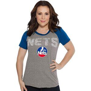 New Jersey Nets‎ Womens Shirt XXL Short Sleeve